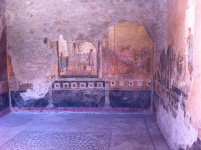 pompei affreschi rovine