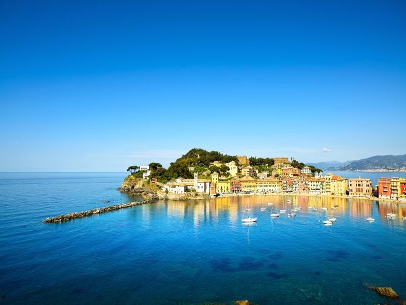 sestri levante baia del silenzio aerea