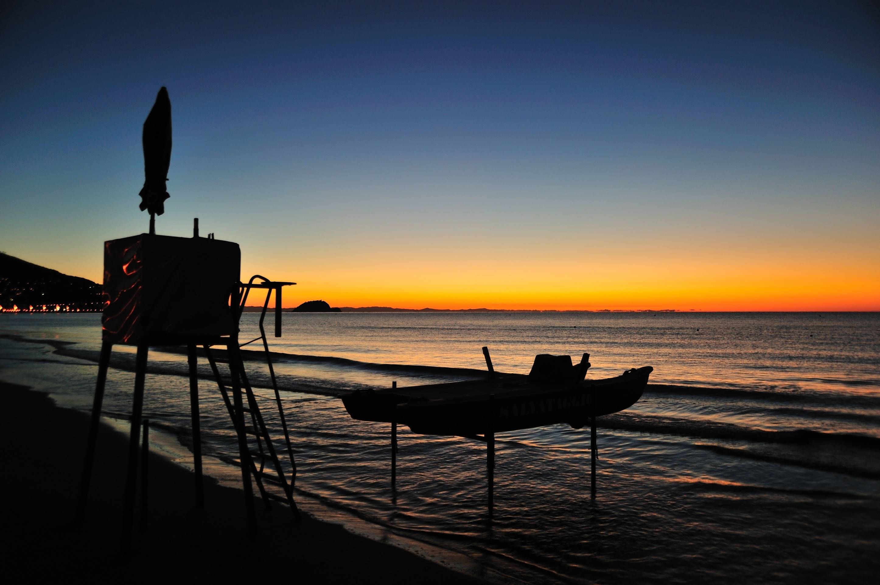 alassio tramonto