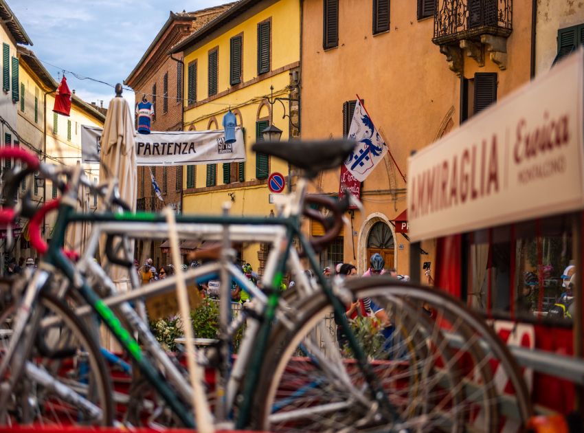 Evento ciclistico L'Eroica Montalcino