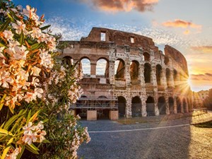 colosseo con oleandro