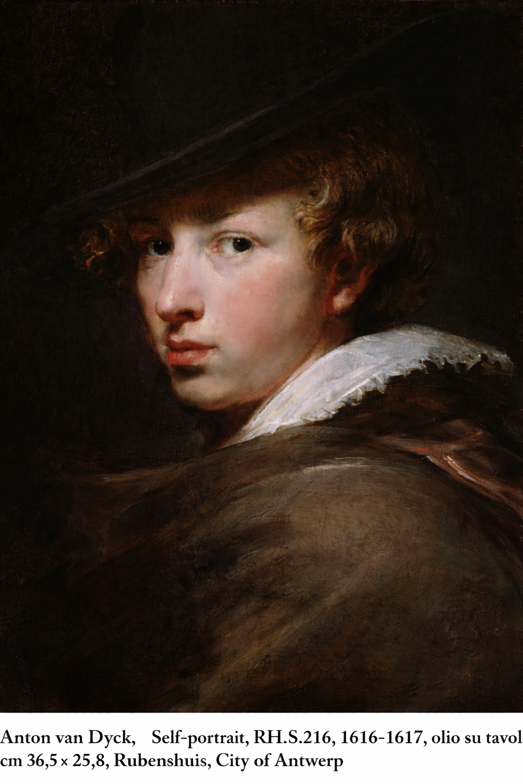 autoritratto barocco di anton van dyck
